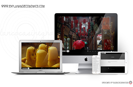 web creativa de blancocasinegro sobre economa