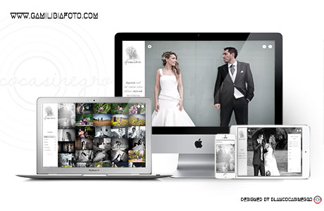 Diseo de web para fotgrafo de bodas