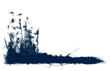 Ilustracin original para blancocasinegro