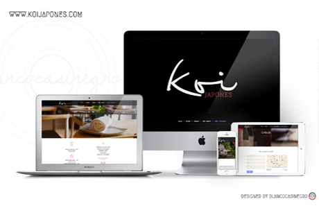 website creativo para restaurante japons