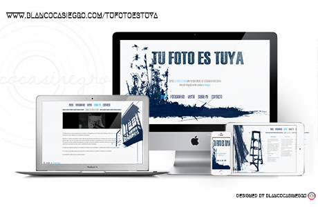 Diseo de web para fotgrafo analgico
