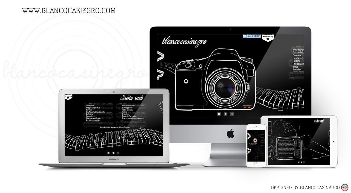 Blancocasinegro || Primer website de blancocasinegro