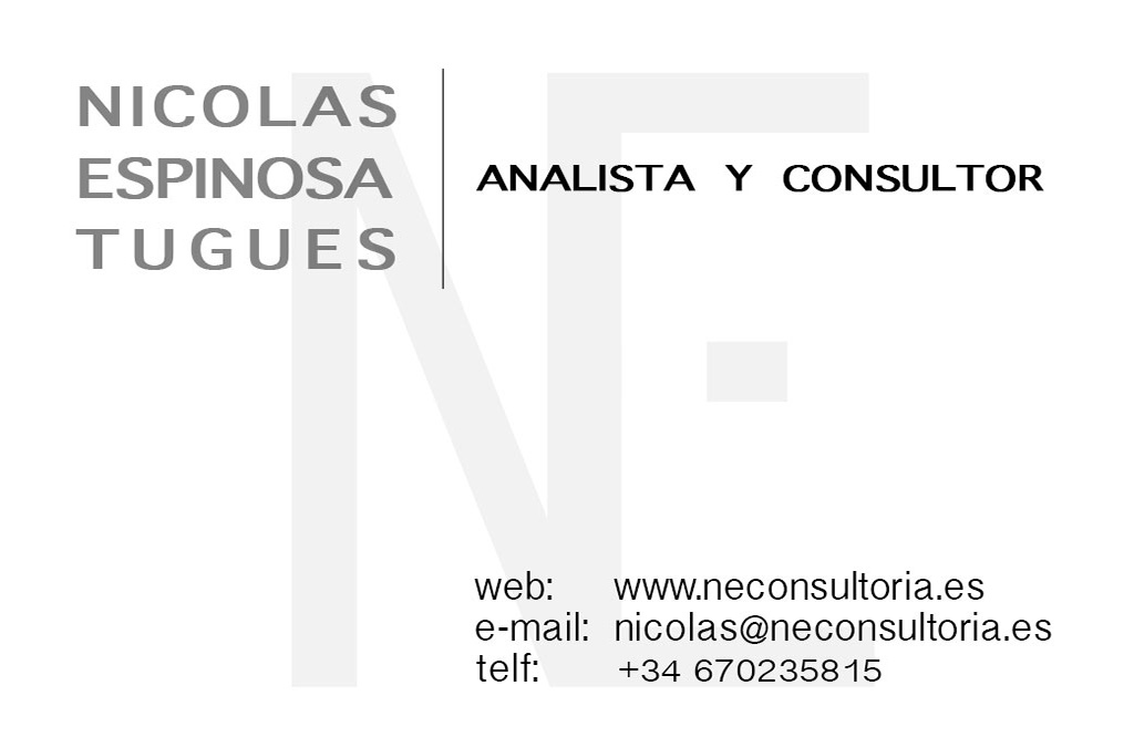 Tarjetas de visita para neconsulting